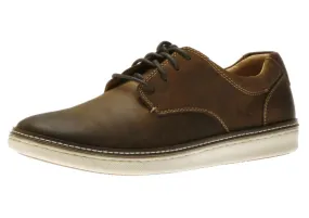 Brown Leather Derby Sneaker