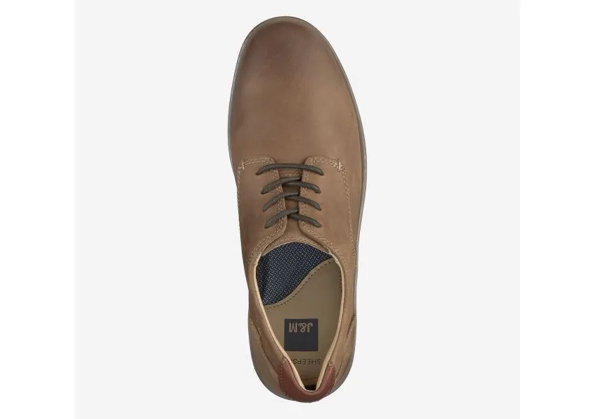 Brown Leather Derby Sneaker