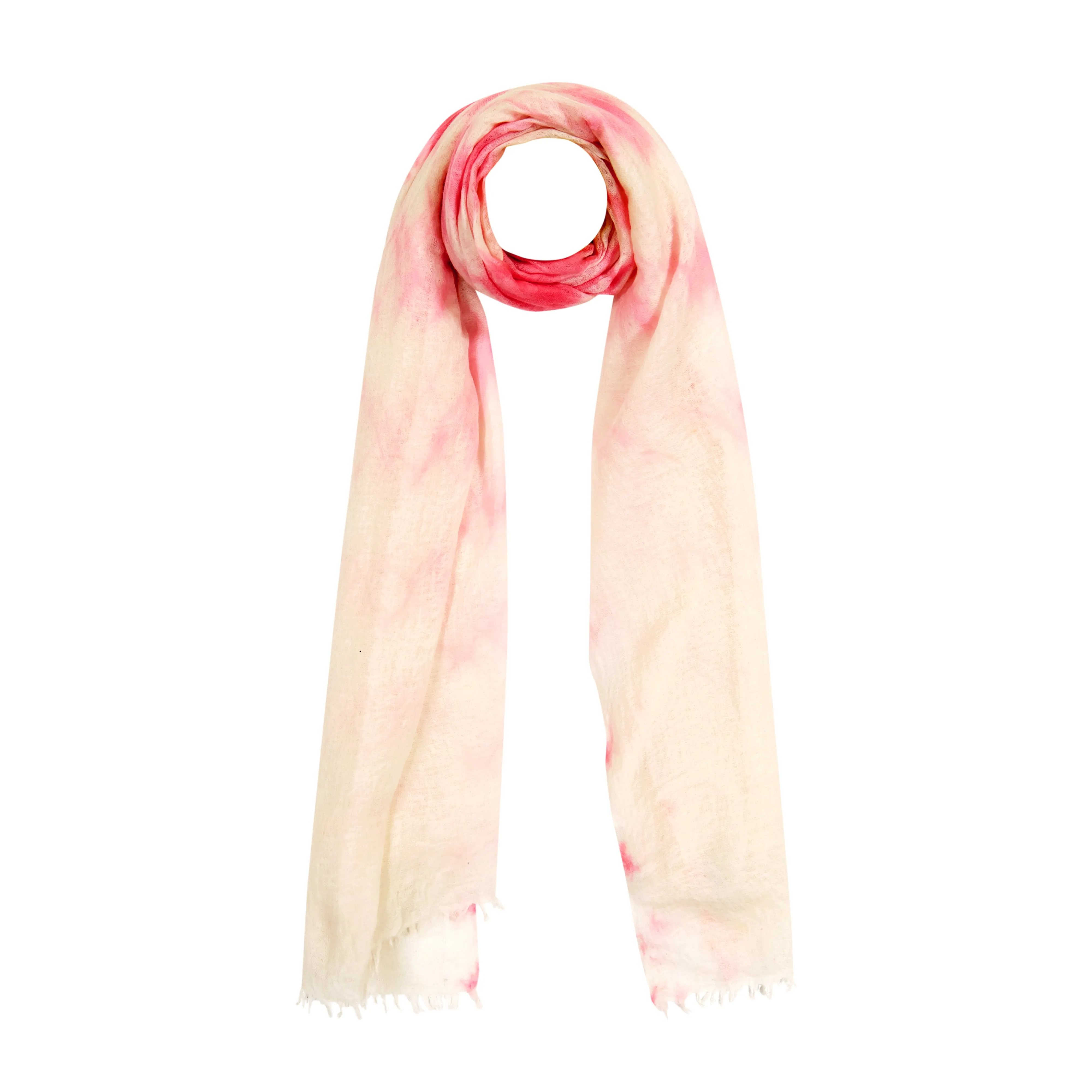 Mer St Barth 100% Cashmere Felted Dip Dye Shawl - Various Colors