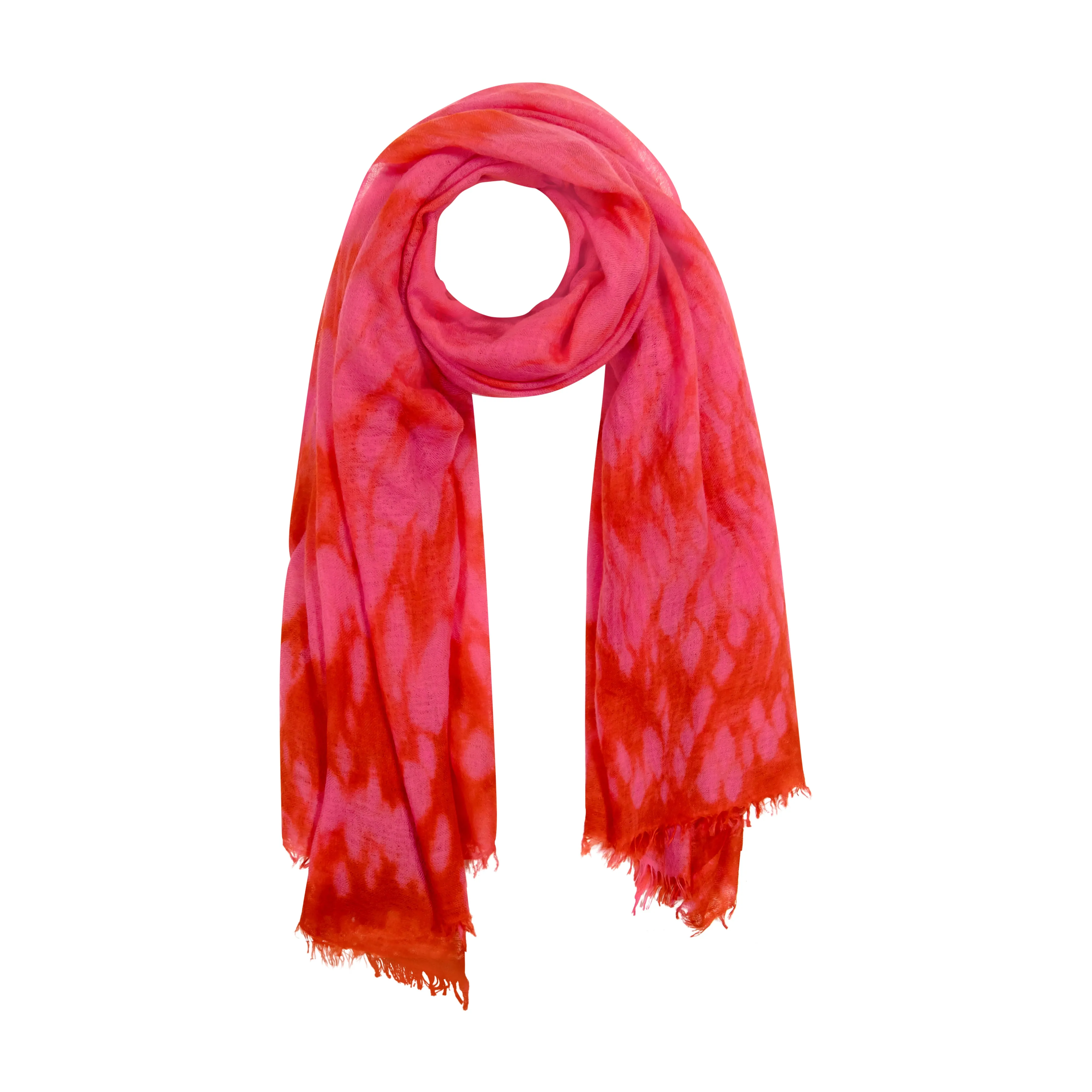 Mer St Barth 100% Cashmere Felted Dip Dye Shawl - Various Colors