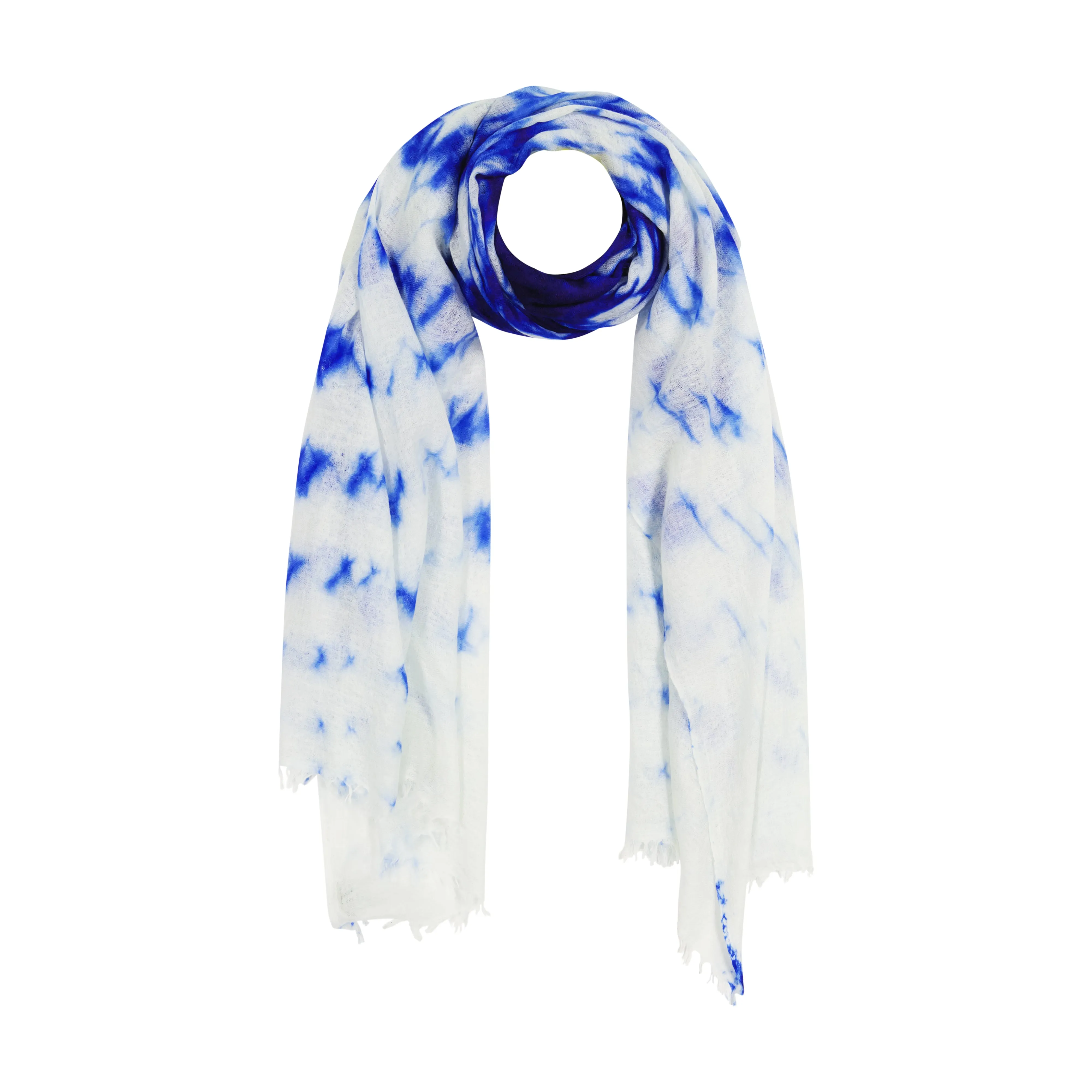 Mer St Barth 100% Cashmere Felted Dip Dye Shawl - Various Colors