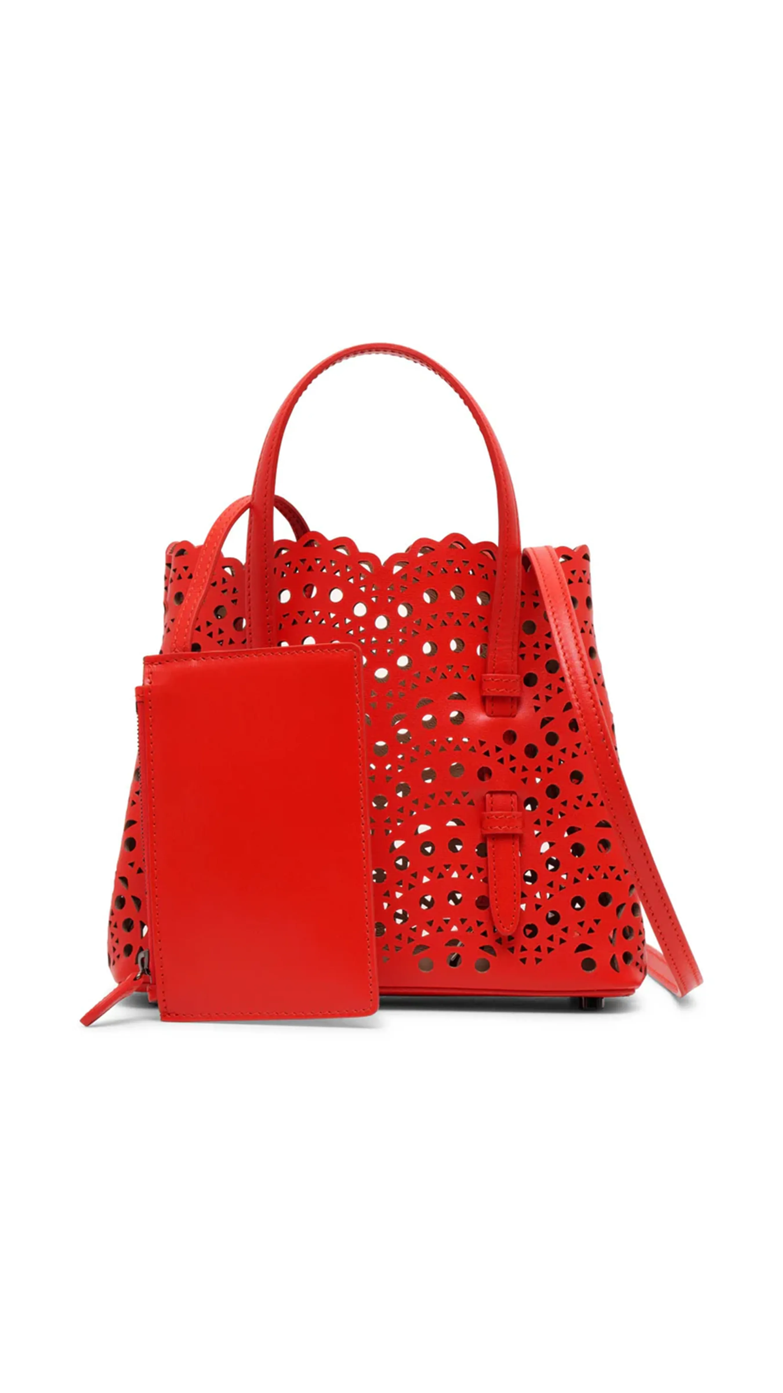 Mina 16 Bag Vienne Wave Calfskin Red