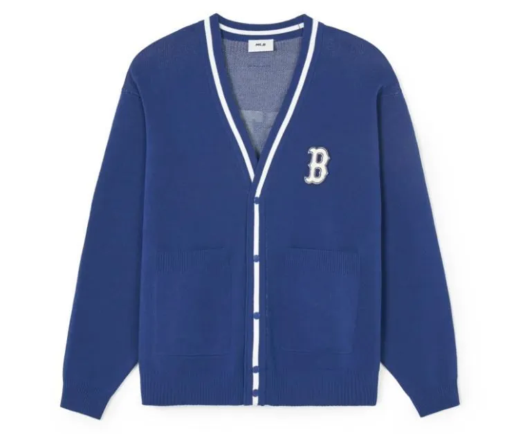 MLB Korea Unisex Street Style Logo Cardigans