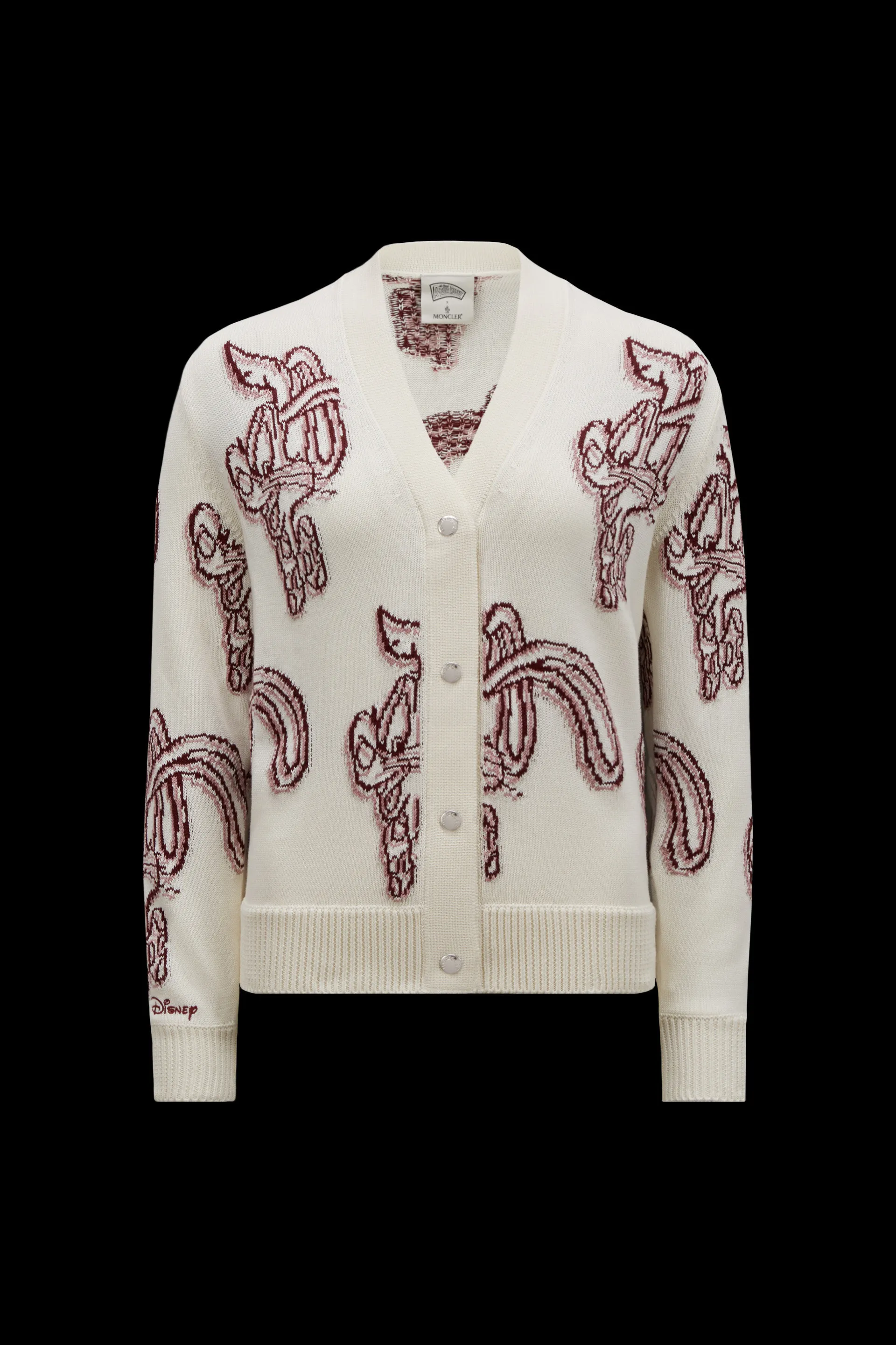 MONCLER Cotton Logo Cardigans - Street Style