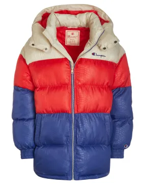 Multi-colored Champion Jacket.