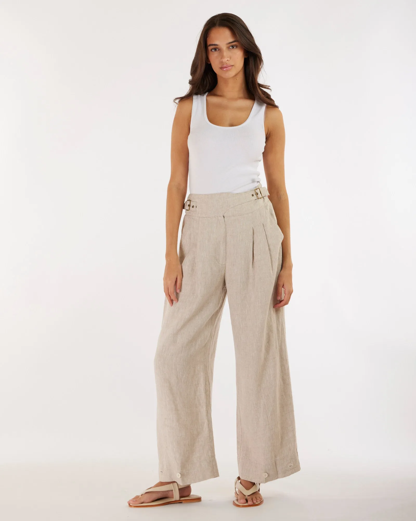 Natural Linen Pants