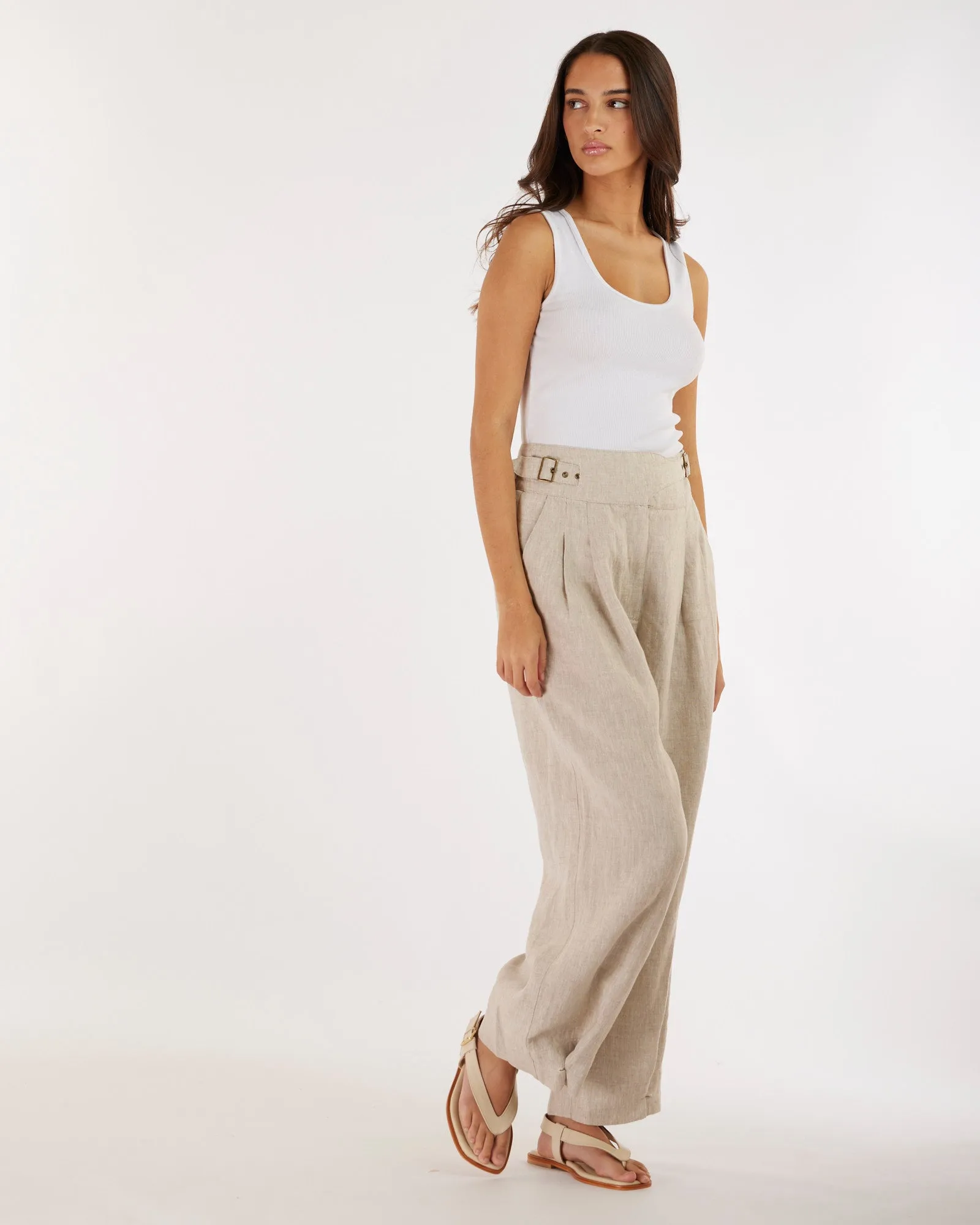 Natural Linen Pants