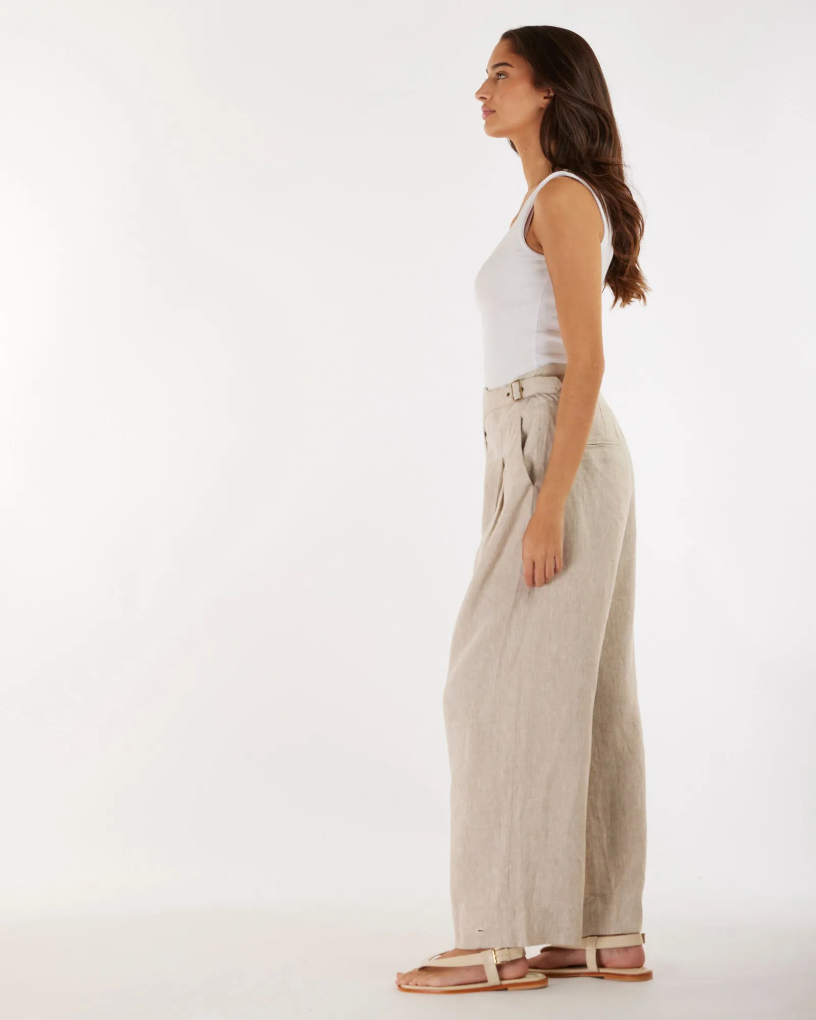 Natural Linen Pants