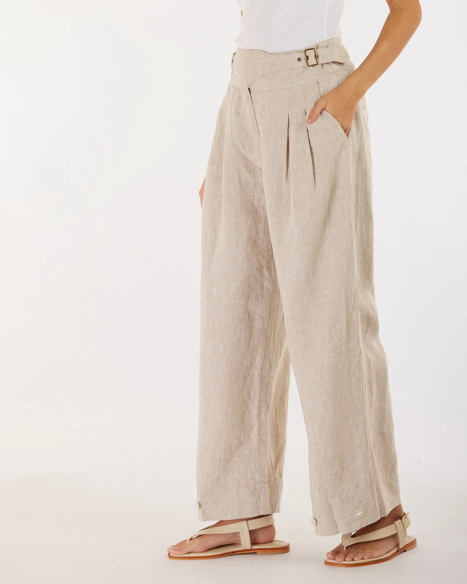 Natural Linen Pants