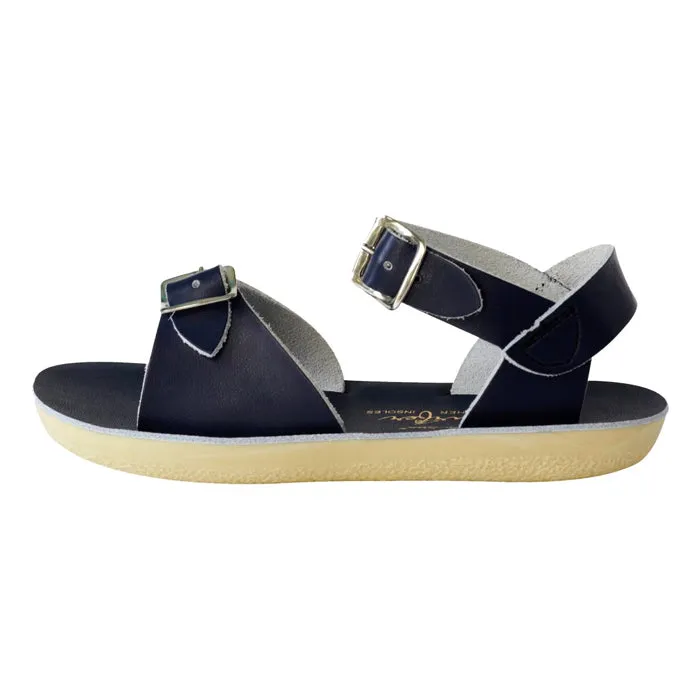 Navy Blue Child Surfer Sandals in Salt Water Style.