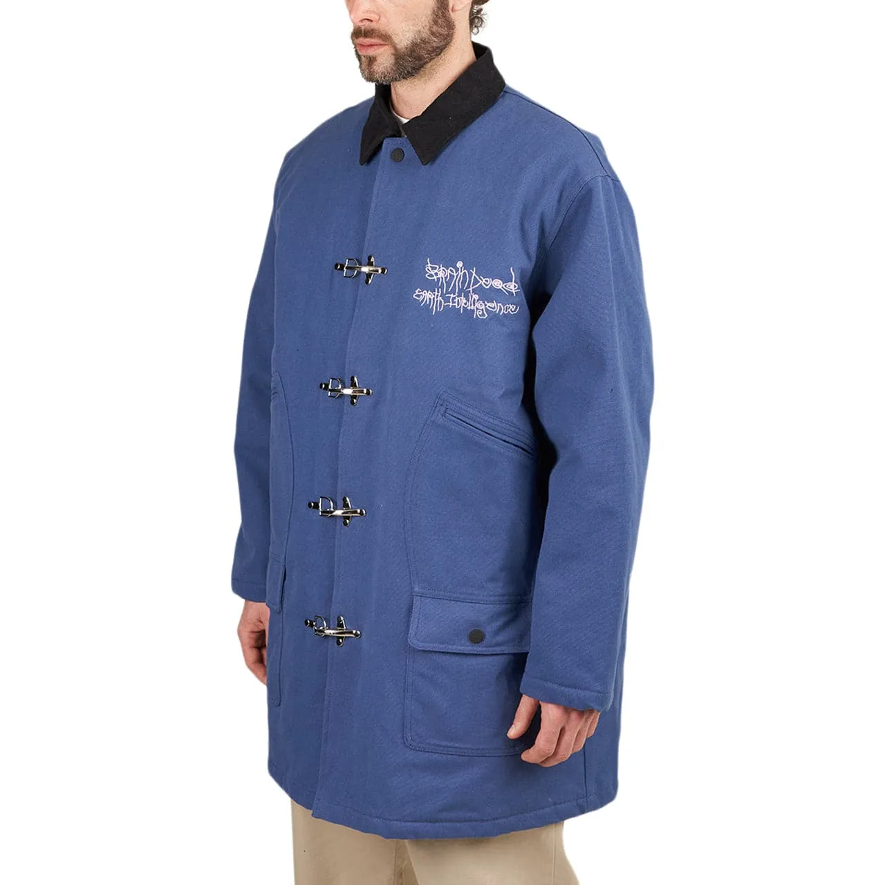 Navy Brain Dead Foraging Coat