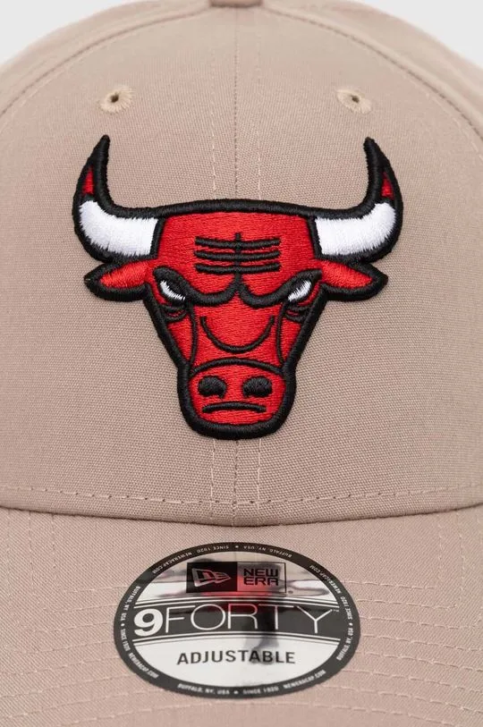 Chicago Bulls Beige New Era Baseball Cap 9Forty 60435239