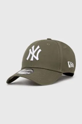 New Era cotton baseball cap 9Forty New York Yankees green color 60435138