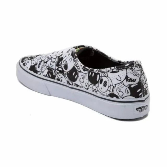 Limited Edition Nintendo x Vans Mario Villains Shoes in Black and White for Men