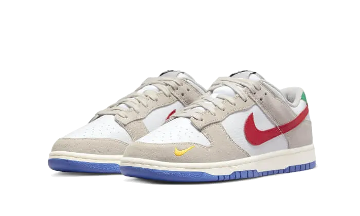 Nike Dunk Low Iron Ore Blue Red.