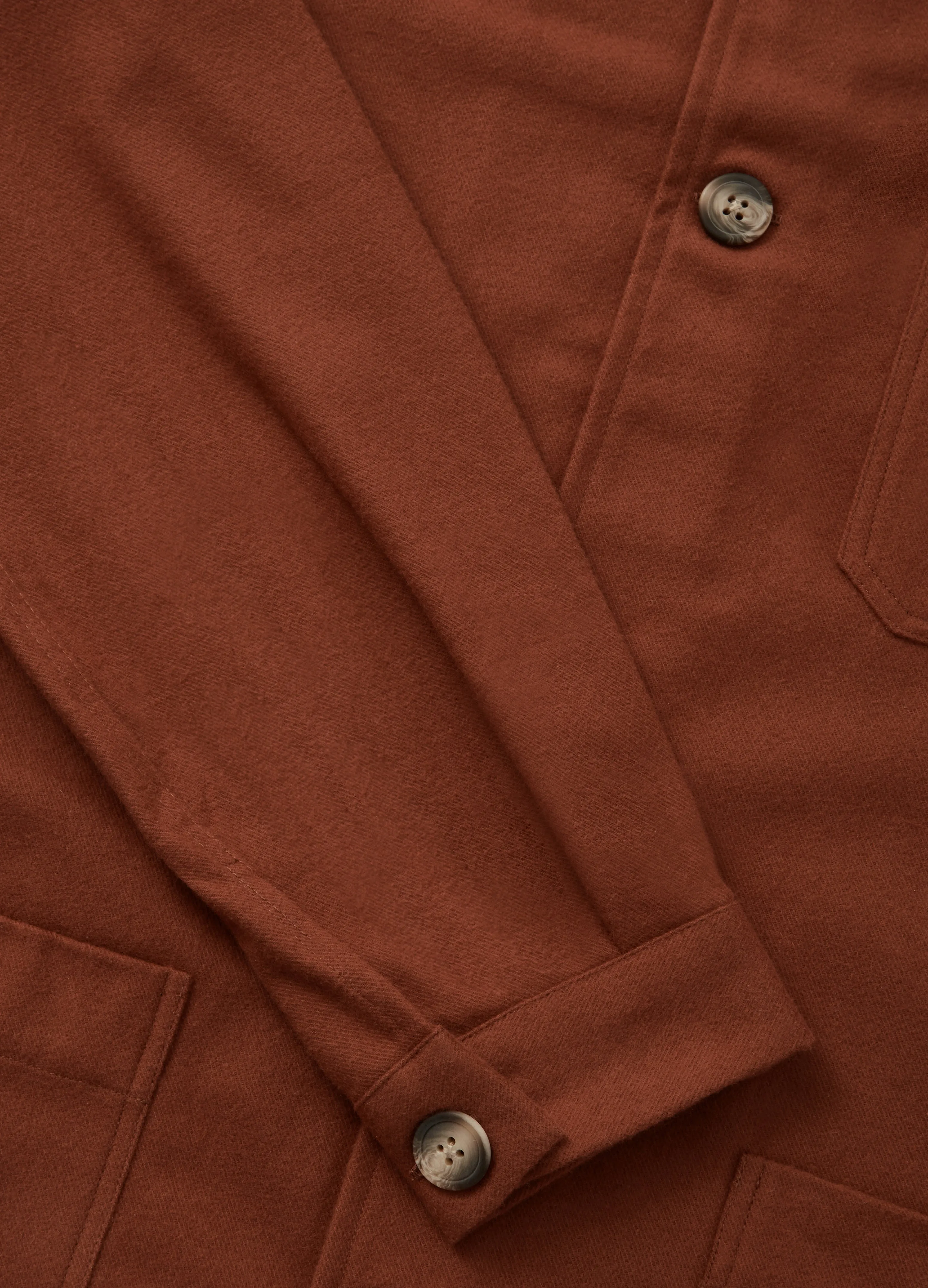 Nima Workwear Jacket - Rust Red