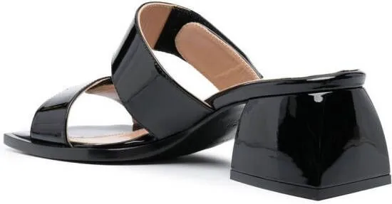 Nodaleto Bulla Double-Strap 45mm Sandals in Black