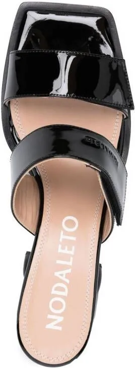 Nodaleto Bulla Double-Strap 45mm Sandals in Black