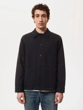 Nudie Jeans Barney Worker Jacket Black