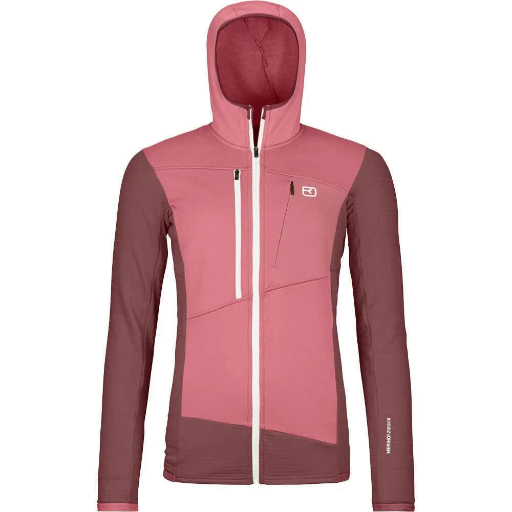 ORTOVOX - Mountain Rose Women's Fleece Grid Hoody