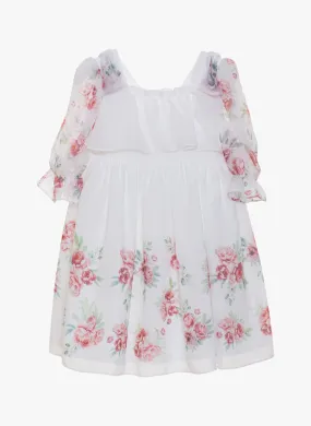 Patachou Floral Rose Print Dress