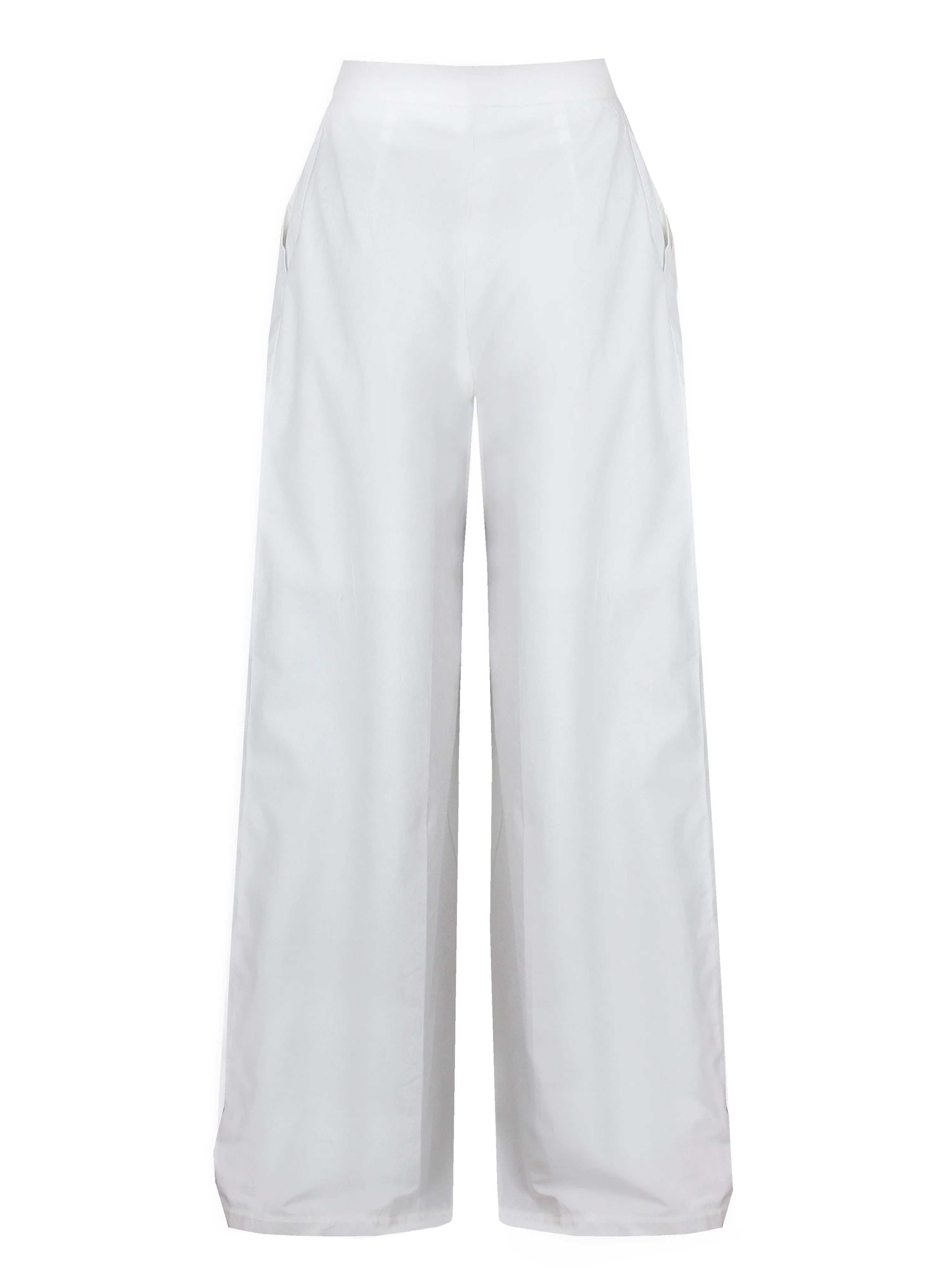 Pearl high waisted wide leg trousers