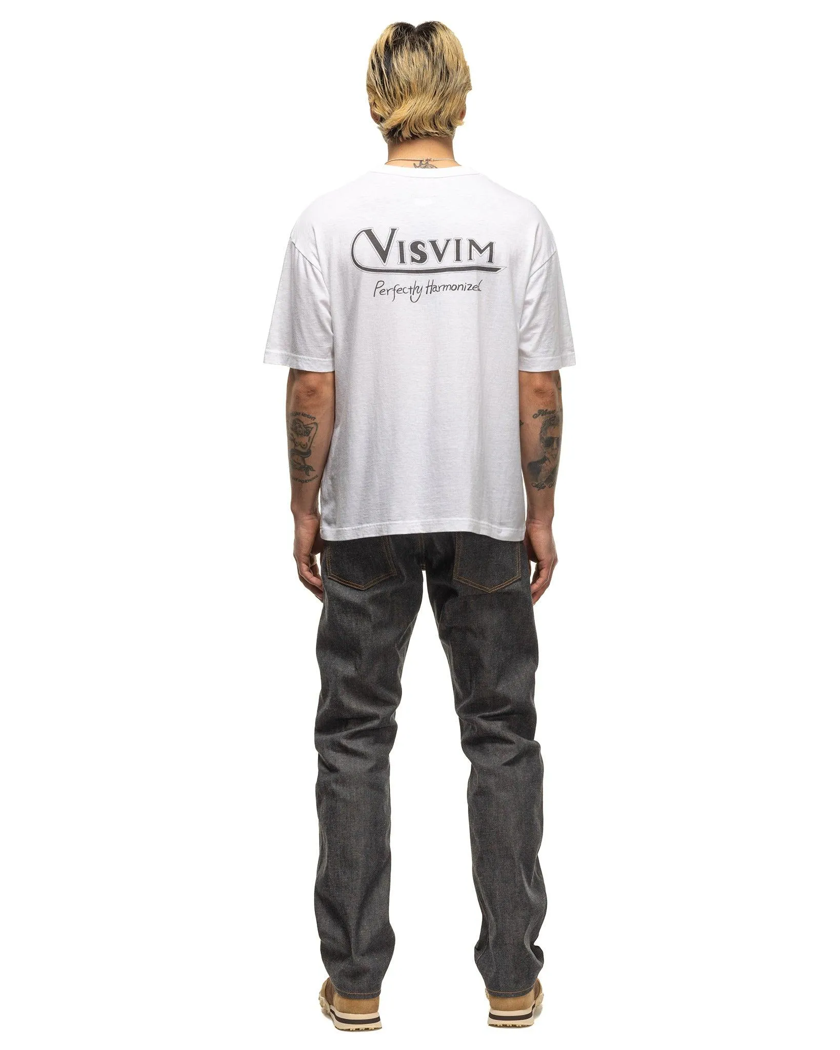 P.H.V. Men's Black and White Short-Sleeve Tee