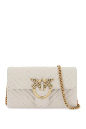 PINKO Love Chevron Mini Bag