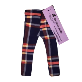 Plaid Doll Leggings for Book Lovers