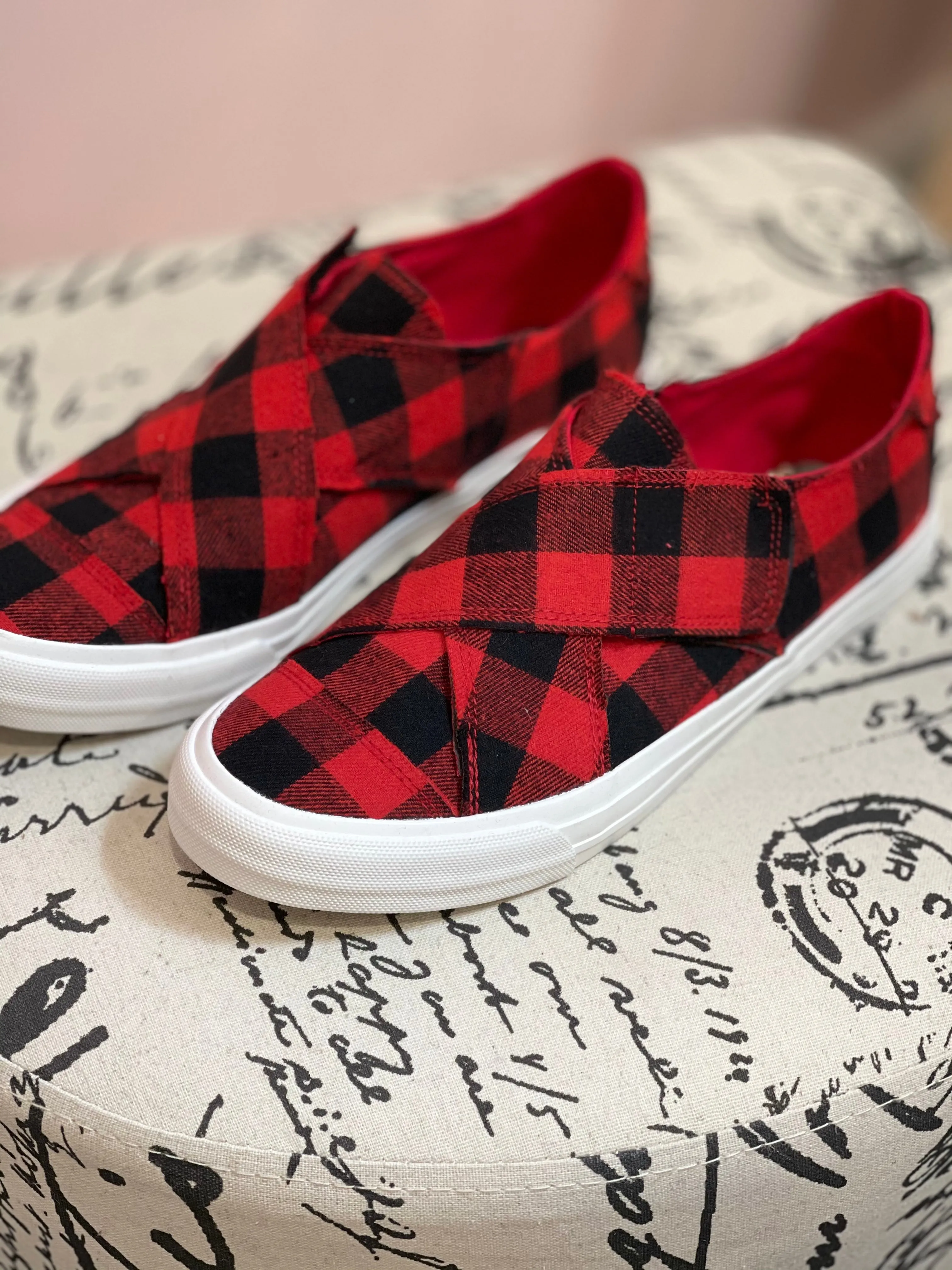 Plaid Gypsy Jazz Sneakers ?