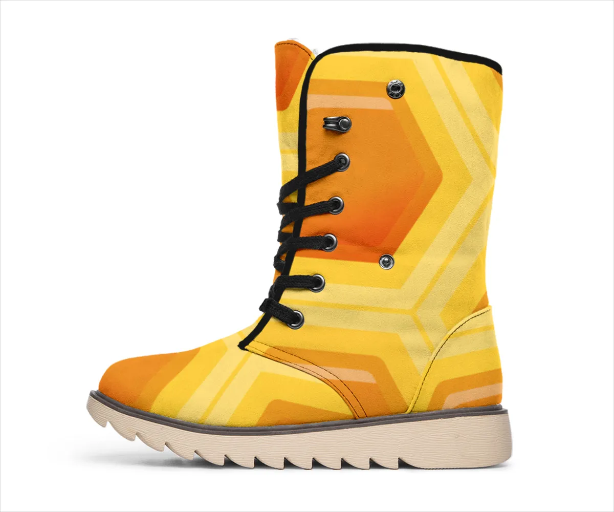 Polar Boots with Honeycomb Design