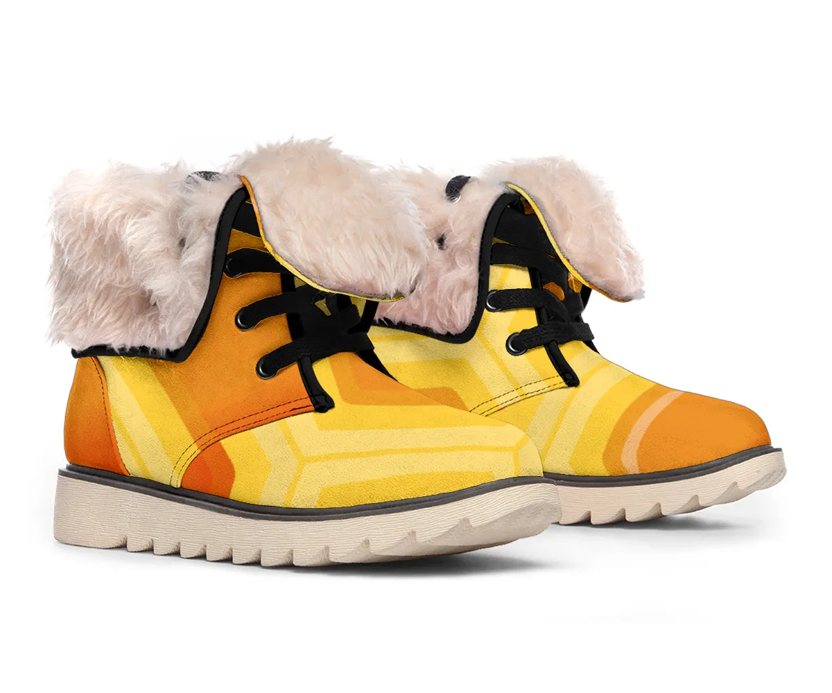 Polar Boots with Honeycomb Design