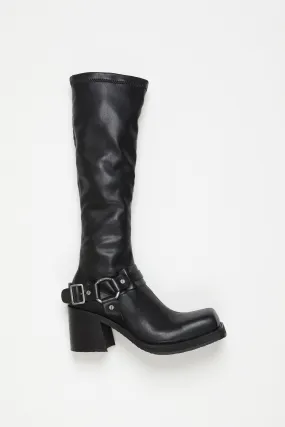 Pull-on Buckle Boots