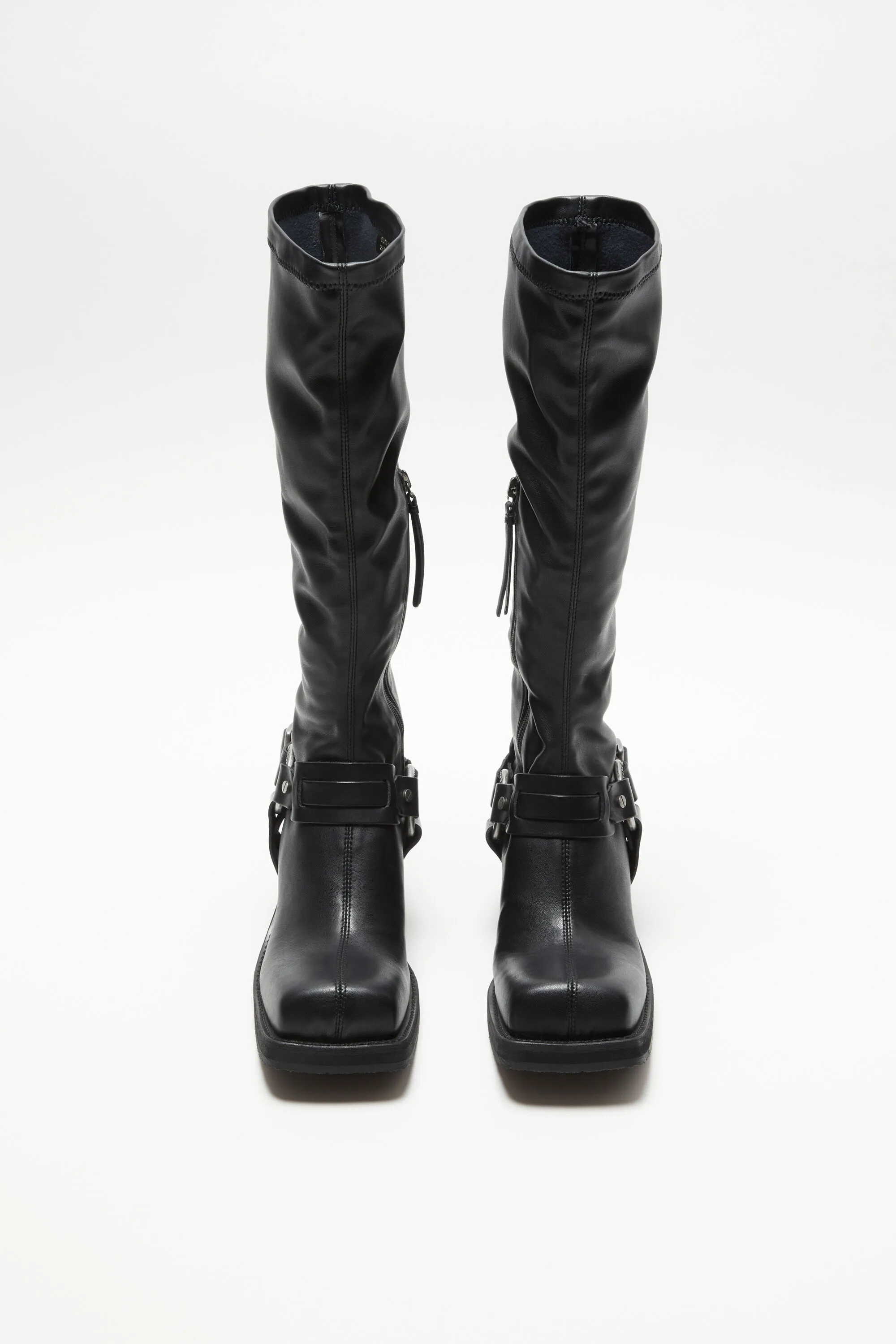 Pull-on Buckle Boots