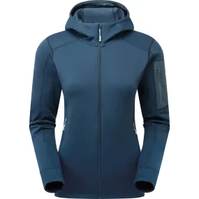 Tempest Blue Modulus Hoody Fleece Jacket for Women by RAB