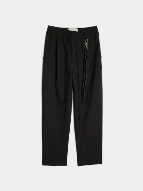 Recycled Poly Lounge Pant in Black