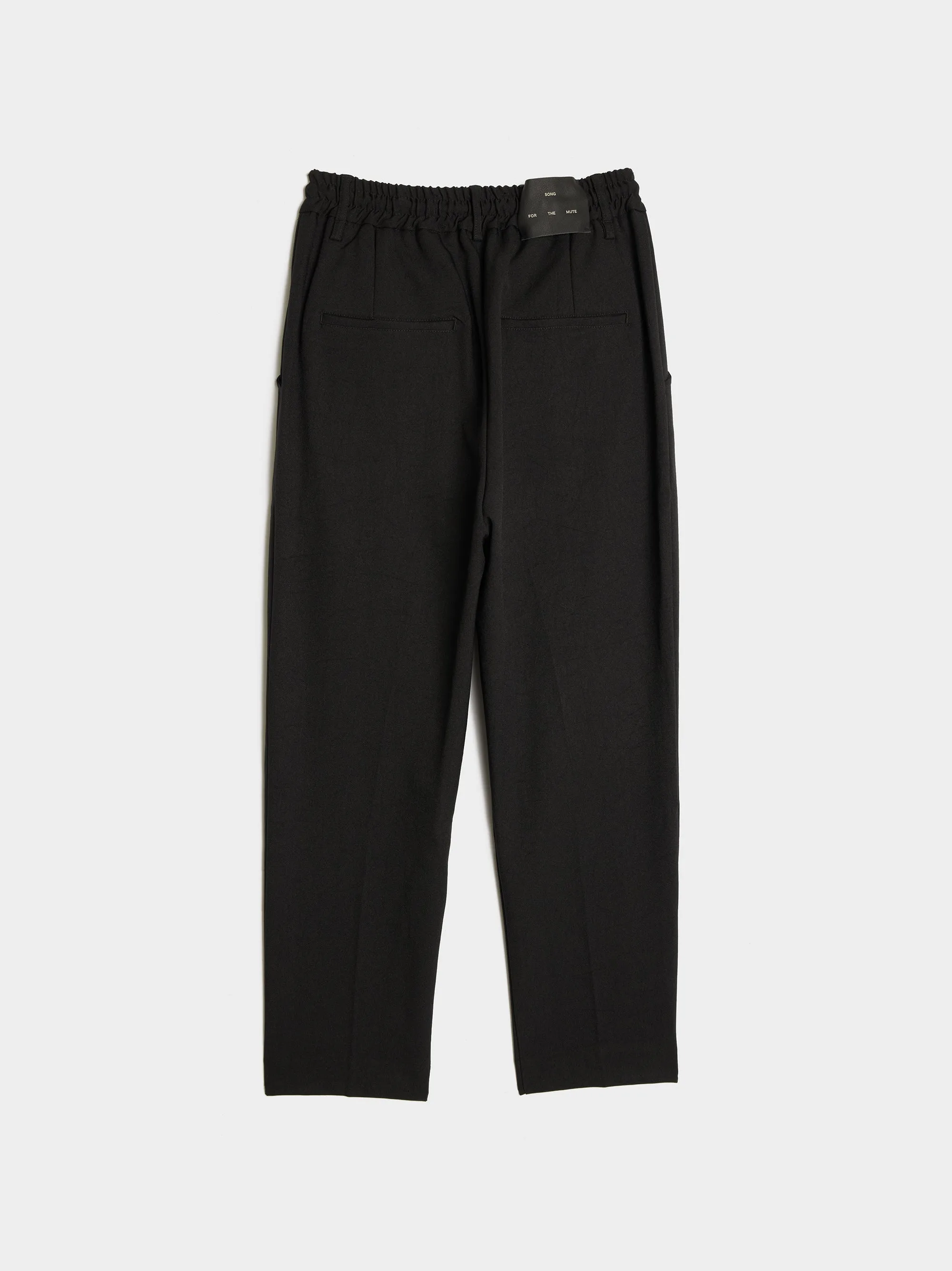 Recycled Poly Lounge Pant in Black