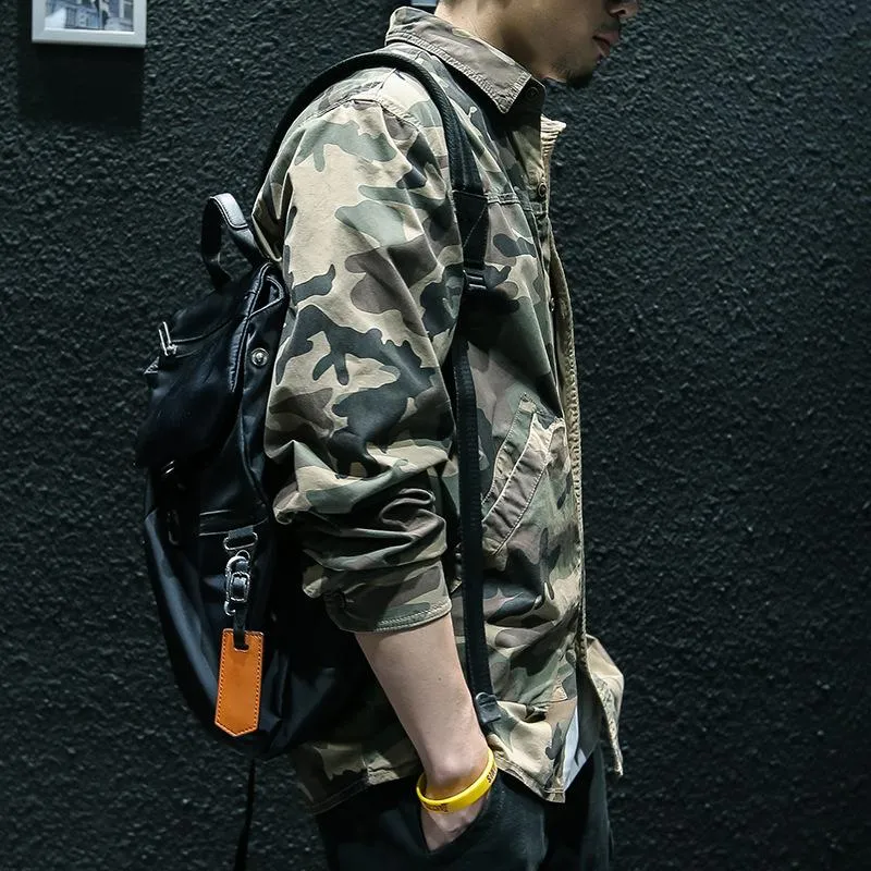 Retro Camo Work Jacket for Men - Style 05120140TO