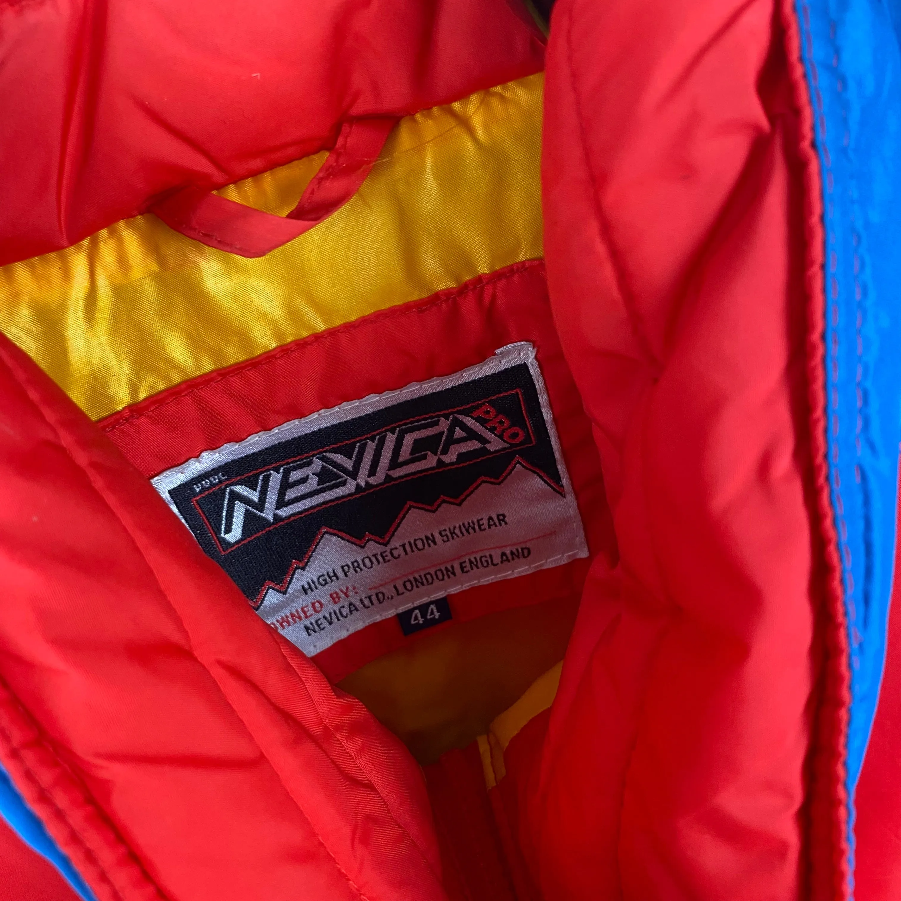 Retro Nevica Red XL Ski Coat Jacket