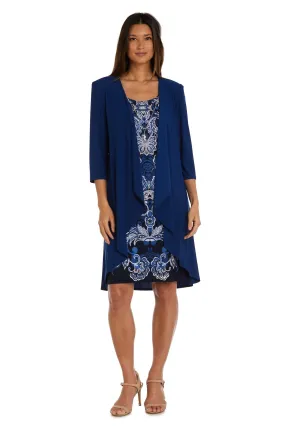 R&M Richards Petite Jacket Dress 9397P