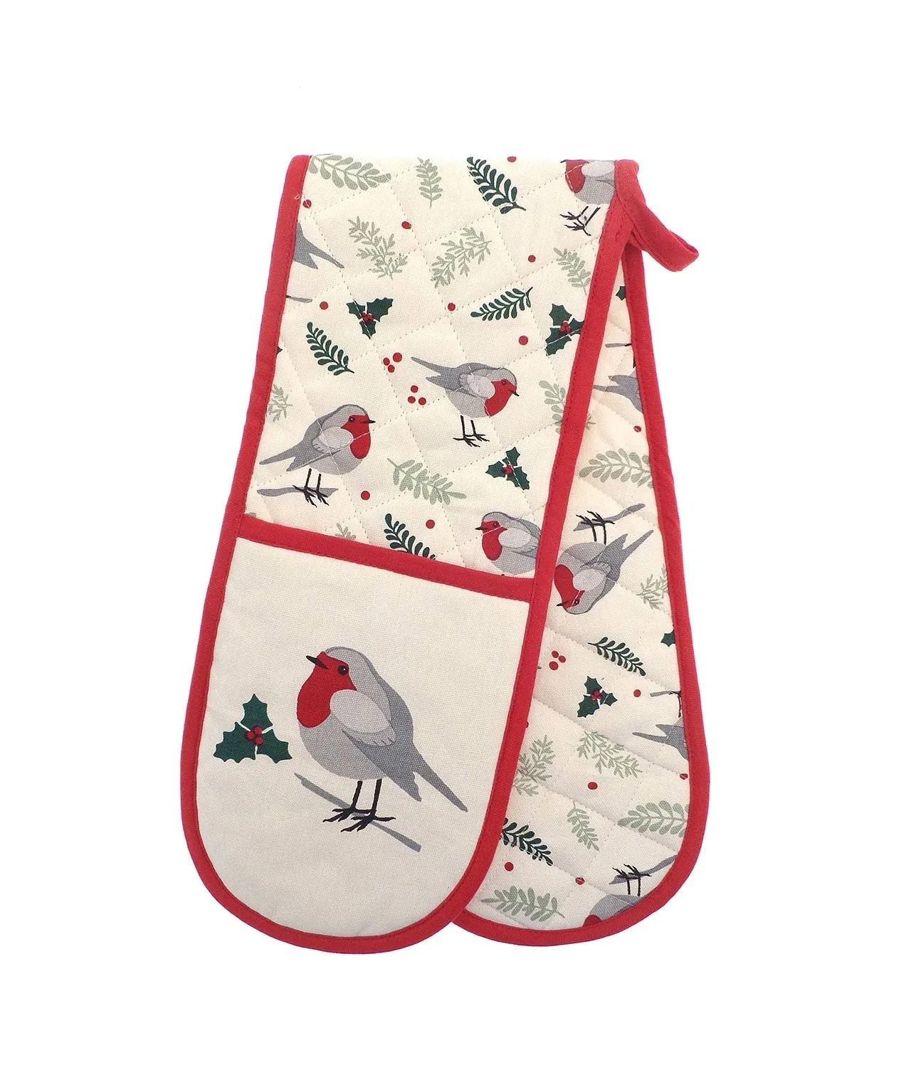 Robin Oven Gloves and Tea Towel