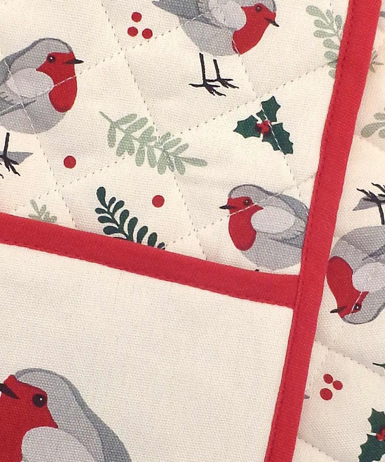 Robin Oven Gloves and Tea Towel