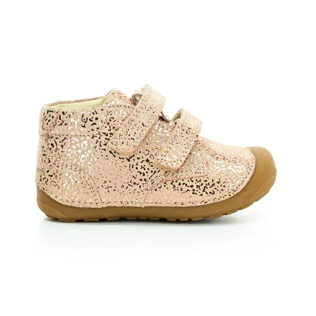 Rose Gold Stream Bundgaard Petit Strap Barefoot Shoes