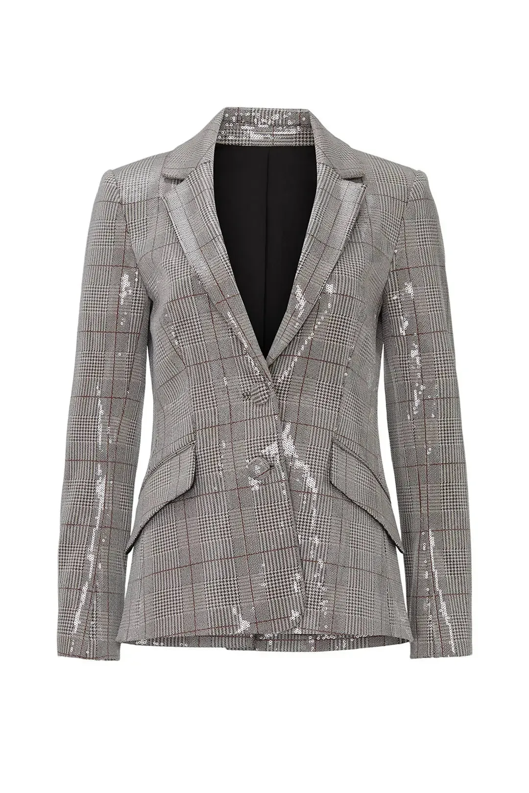 Sequin Plaid Outerwear