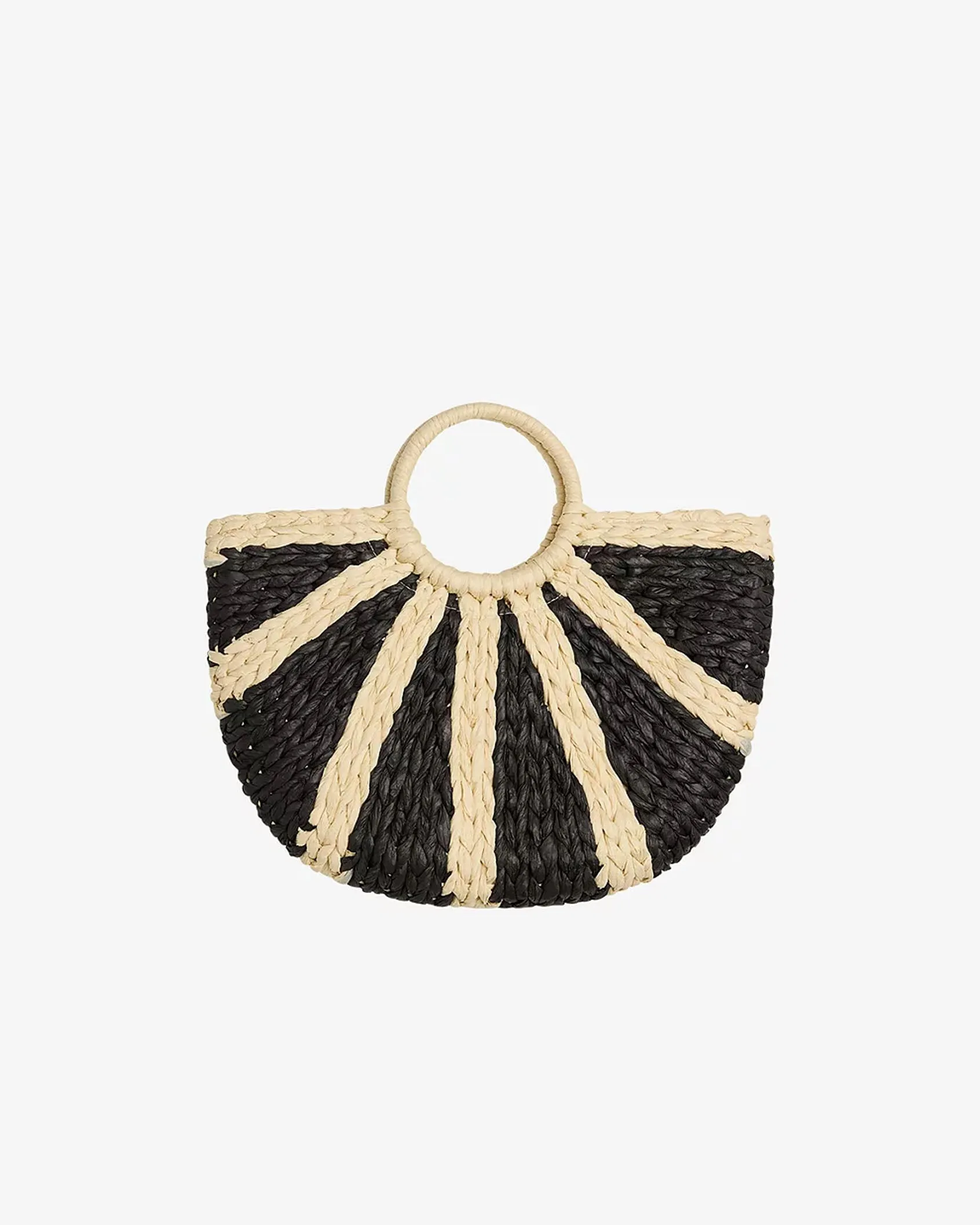 Shayla Black Striped Unmade Bag