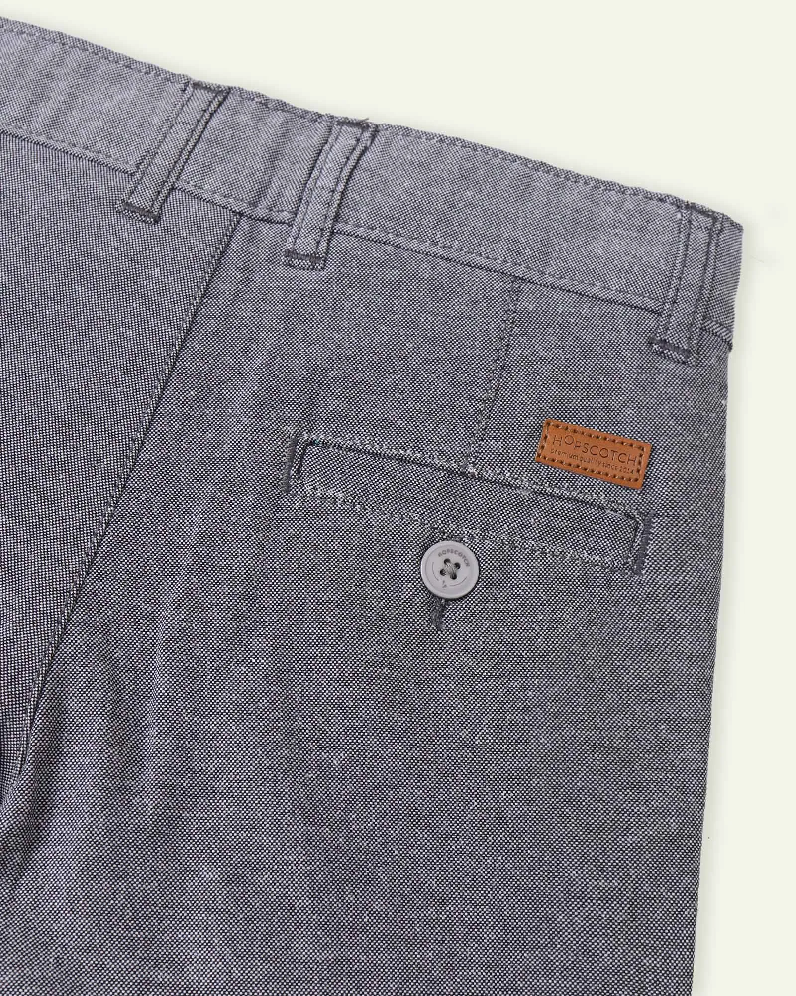 Slate Gray Chambray Shorts