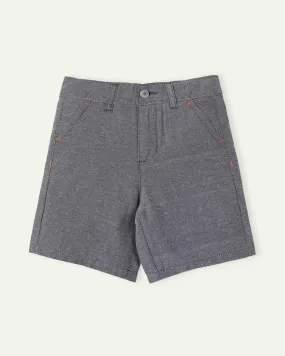 Slate Gray Chambray Shorts