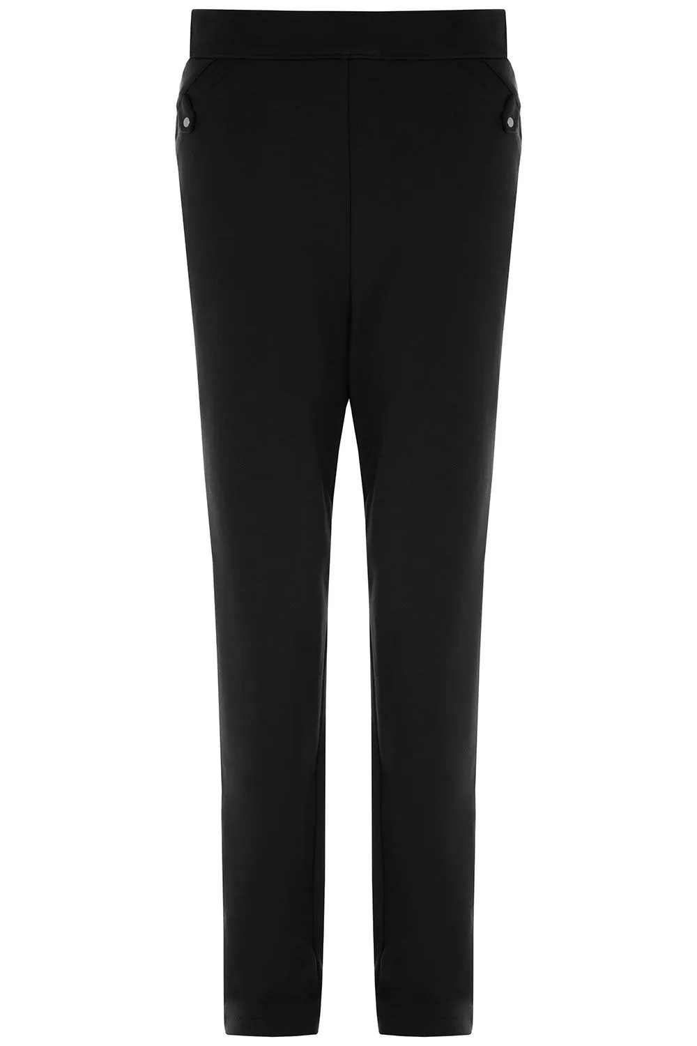 Elasticated Slim Fit Ponte Trousers