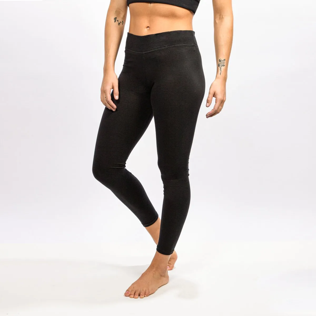 Stretch Women's Leggings at Full Length