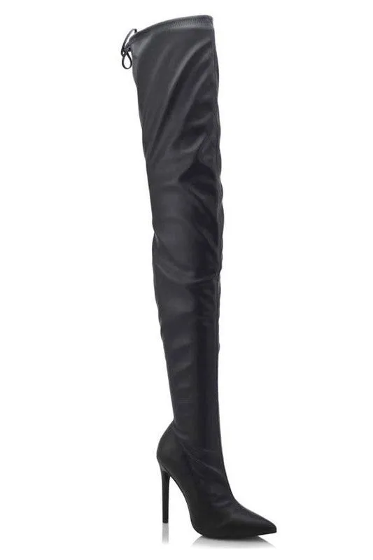 Stretchy Pointed Toe Boots